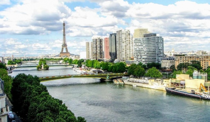 LUXE EIFFEL TOWER AND SEINE RIVER