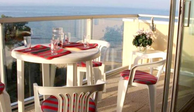 Appartement d'une chambre a Arcachon a 20 m de la plage avec vue sur la mer et balcon
